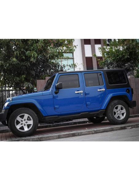Cubiertas de Manija de Puerta Jeep Wrangler 2007-2017 JeCar 5pcs