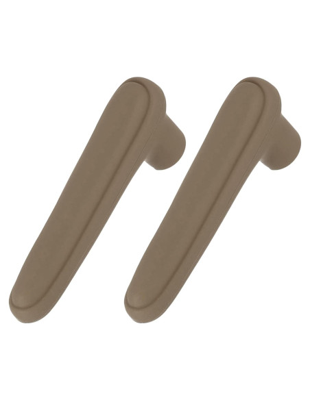 Cubiertas de Manijas de Puerta uxcell de Silicona 2 Pcs Marrón