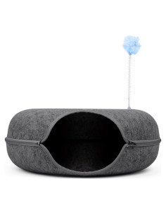 Cama Túnel para Gatos Jia Xi Mediana Gris Oscuro