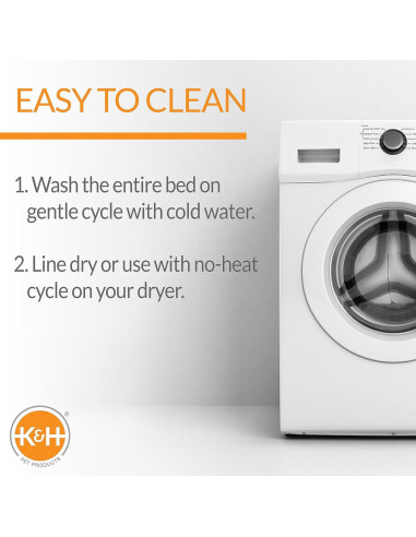 Cama Autocalentable para Gatos y Perros K&H 48x46cm Gris