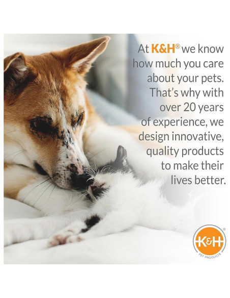 Cama Autocalentable para Gatos y Perros K&H 48x46cm Gris