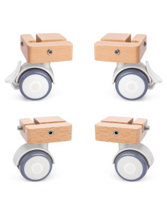 Rueda Universal de Suplemento Niteangel para Hámster - Madera Clara