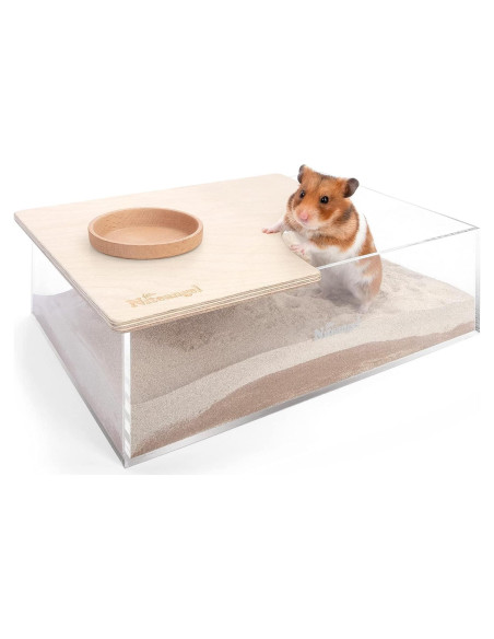 Caja de Baño de Arena Rectangular Niteangel para Hámsters