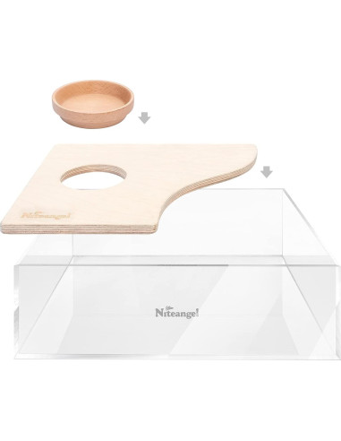 Caja de Baño de Arena Rectangular Niteangel para Hámsters