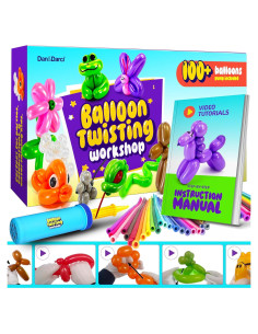 Kit de Modelado de Globos Dan&Darci - 100 Piezas y Bomba