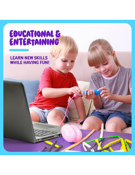 Kit de Modelado de Globos Dan&Darci - 100 Piezas y Bomba