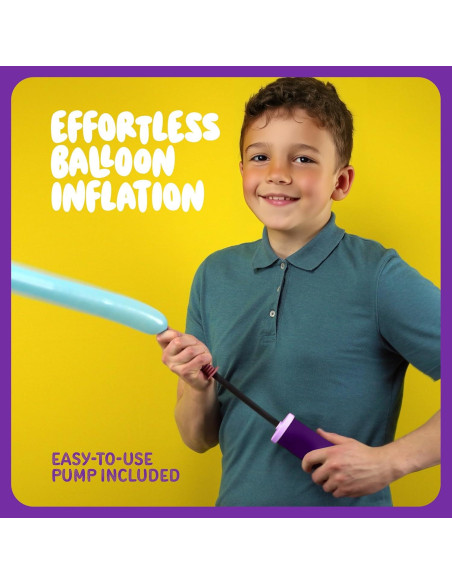 Kit de Modelado de Globos Dan&Darci - 100 Piezas y Bomba