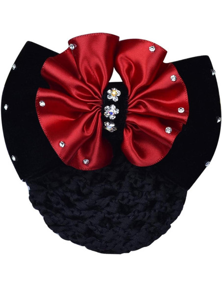 4 Clips para Cabello de Mujer IRITEC con Moño Decorativo