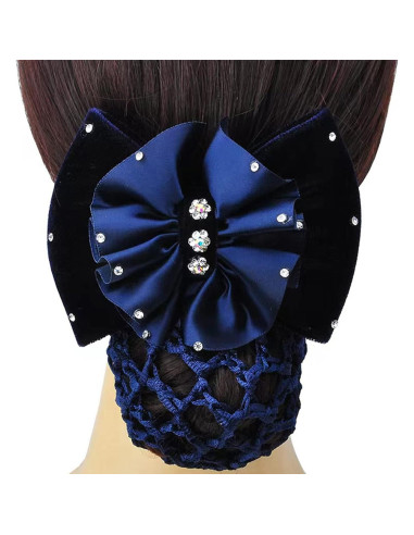 4 Clips para Cabello de Mujer IRITEC con Moño Decorativo