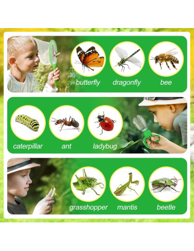 Kit de Captura de Insectos Biubee para Niños 3-8 Años
