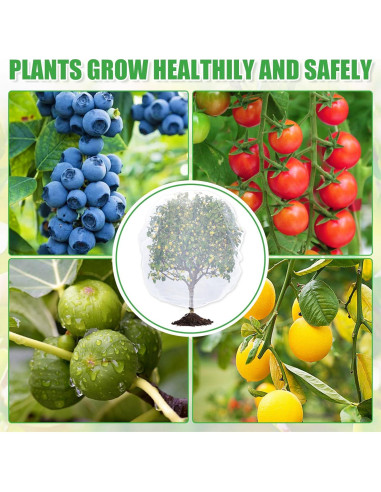 Cubiertas de Red para Insectos y Aves Acostop 4 Piezas 1.4x1.8m