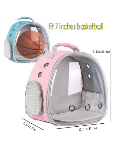 Transportador de Mochila para Reptiles WEVONIGU Rosa 30.48x25.4cm