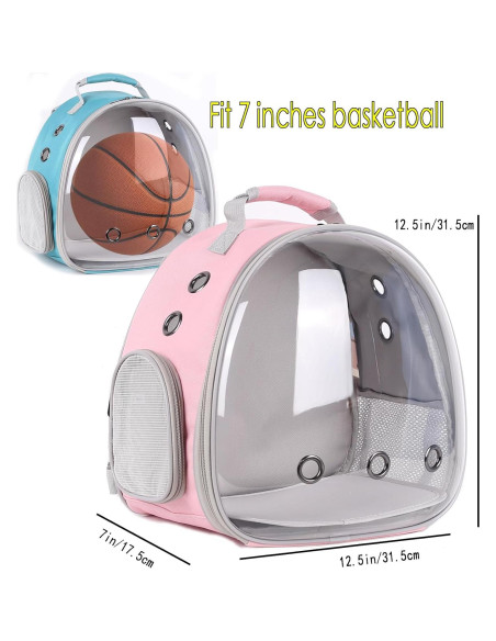 Transportador de Mochila para Reptiles WEVONIGU Rosa 30.48x25.4cm