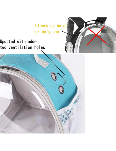 Transportador de Mochila para Reptiles WEVONIGU Rosa 30.48x25.4cm