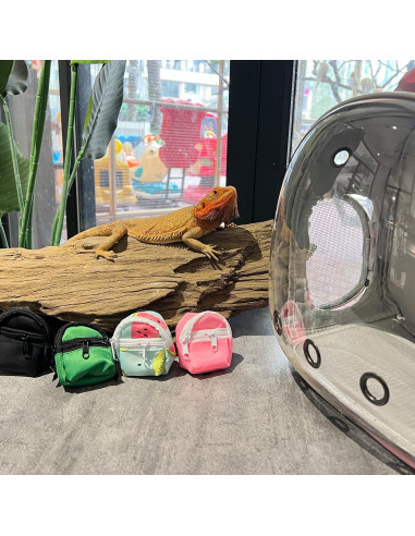Transportador de Mochila para Reptiles WEVONIGU Rosa 30.48x25.4cm
