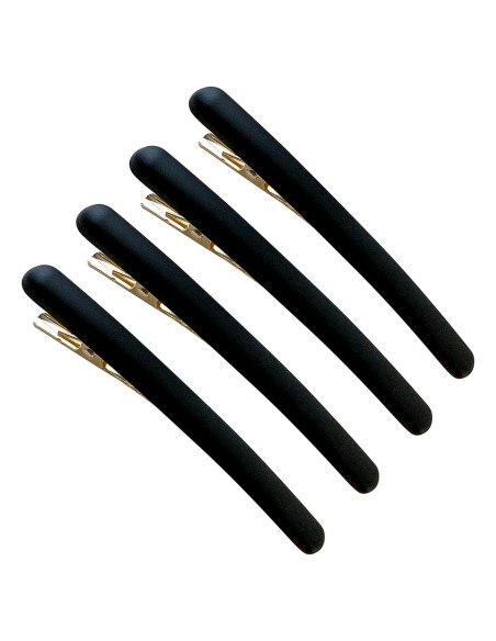 4 Clips de Pelo Tipo Cocodrilo KINGWEDDING 9cm Coloridos