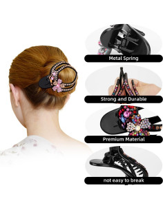 Clips para el Cabello JOYFISCO 5 Pcs Corazón y Pico de Patito 2