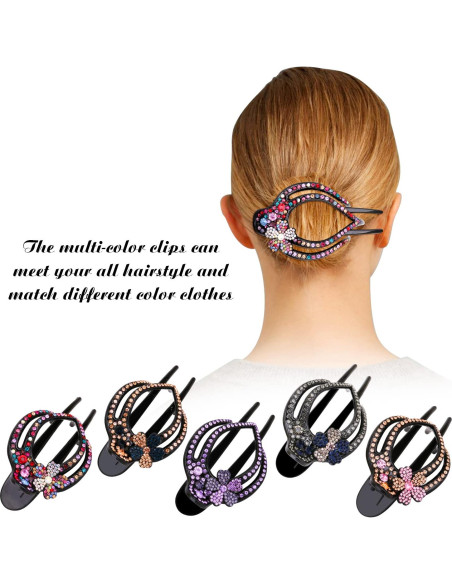 Clips para el Cabello JOYFISCO 5 Pcs Corazón y Pico de Patito