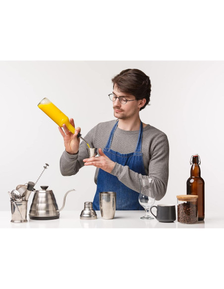 6 Vertedores de Botellas de Licor Acero Inoxidable WANBAO