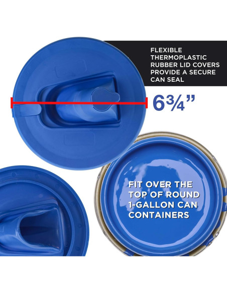 Tapa de Lata de Pintura Master Airbrush 1 Galón - Paquete de 2