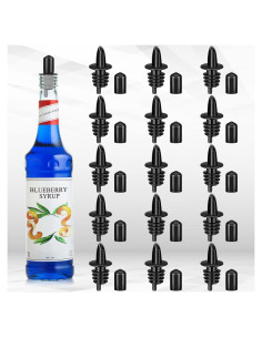 Vertedores de Botellas Honeydak 30 Pcs para Jarabes y Licor