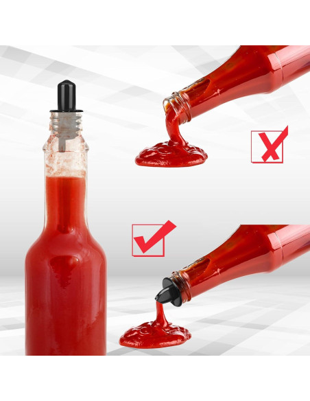 Vertedores de Botellas Honeydak 30 Pcs para Jarabes y Licor