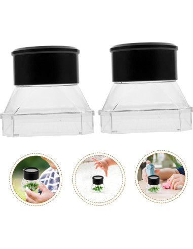 2 Piezas Caja de Aumento HOMOBABE para Insectos 8.5 cm