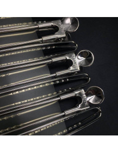 6 Clips de Acero Inoxidable 12 cm KINGWEDDING para Cabello 2