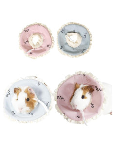 Collar de Recuperación Ajustable KUNBIUH para Conejos y Chinchillas (S)