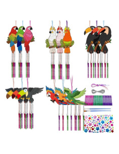 Kit de Campana de Viento de Loro CHGCRAFT 15 Piezas DIY