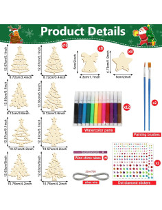 Kit de Manualidades de Navidad Gisgfim - 16 Piezas para Niños 2