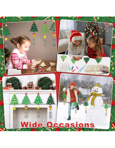 Kit de Manualidades de Navidad Gisgfim - 16 Piezas para Niños