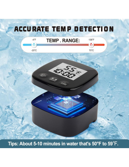 Termómetro de Baño de Hielo Doli Yearning ICEBATH07 con Temporizador