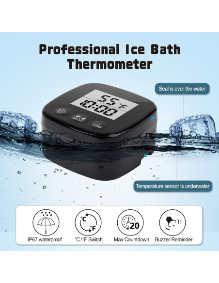 Termómetro de Baño de Hielo Doli Yearning ICEBATH07 con Temporizador