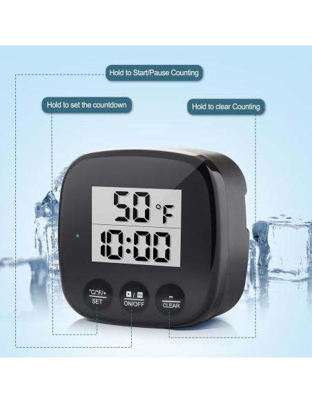 Termómetro de Baño de Hielo Doli Yearning ICEBATH07 con Temporizador