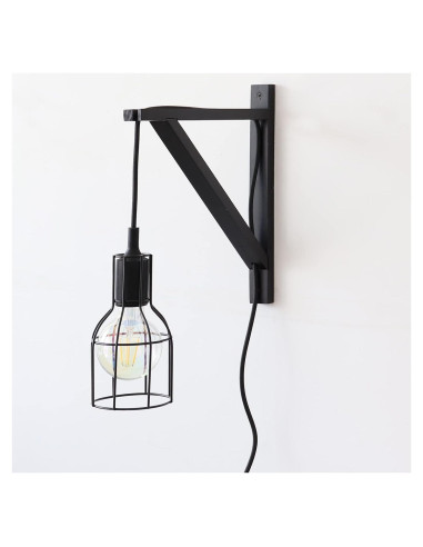 Soporte de Madera Montado en Pared FRIADE 30.48 cm Negro