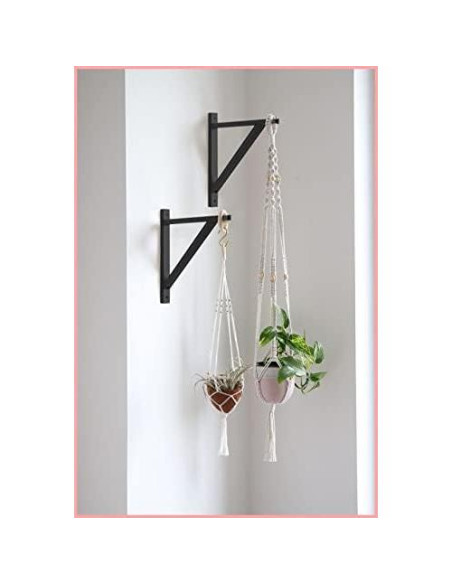 Soporte de Madera Montado en Pared FRIADE 30.48 cm Negro