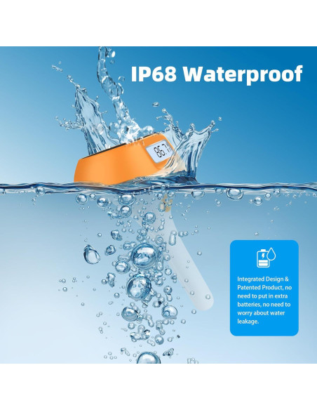 Termómetro Flotante de Piscina Solar IdearDay LD-PT86-C LCD