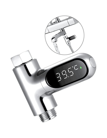 Termómetro Digital de Agua para Ducha HPYDIY 0-100C LED