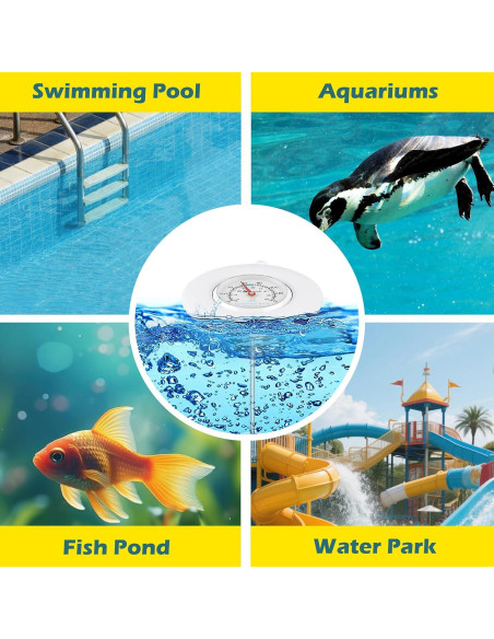 Termómetro Flotante CloudHand para Piscina 16.5 cm - Preciso y Durable