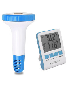 Termómetro de piscina inalámbrico FERROZA SH-212 IPX7 60m