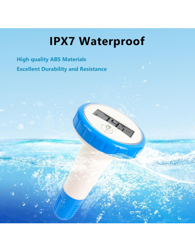 Termómetro de piscina inalámbrico FERROZA SH-212 IPX7 60m