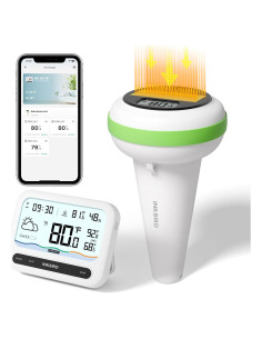 Termómetro de Piscina Inkbird Solar Inalámbrico IP68 7 en 1