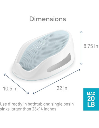 Conjunto de Baño para Bebés Angelcare Soft Touch + Termómetro