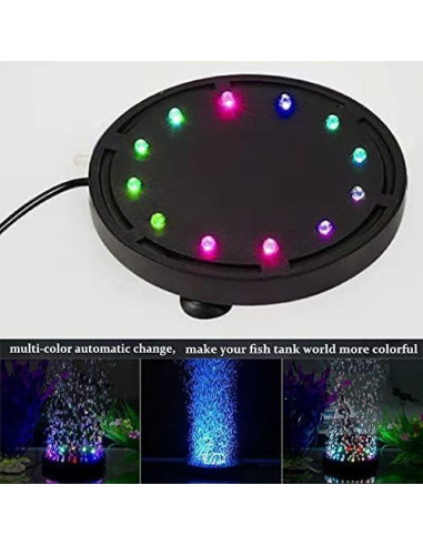 Luz de Burbujas para Acuario MingYuShuiZhu 12.5 cm LED