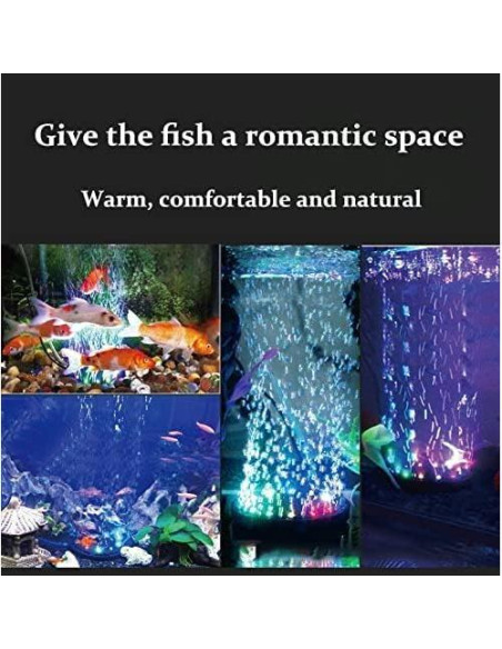 Luz de Burbujas para Acuario MingYuShuiZhu 12.5 cm LED