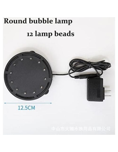 Luz de Burbujas para Acuario MingYuShuiZhu 12.5 cm LED