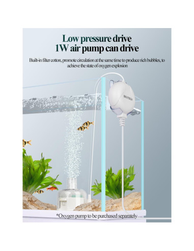 Filtro de Acuario de Esponja UPETTOOLS BT301 para 19L