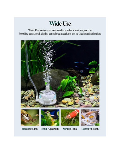 Filtro de Acuario de Esponja UPETTOOLS BT301 para 19L