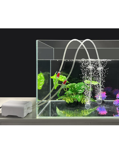 Bomba de Aire Silenciosa FEDOUR C3 para Acuario 120L